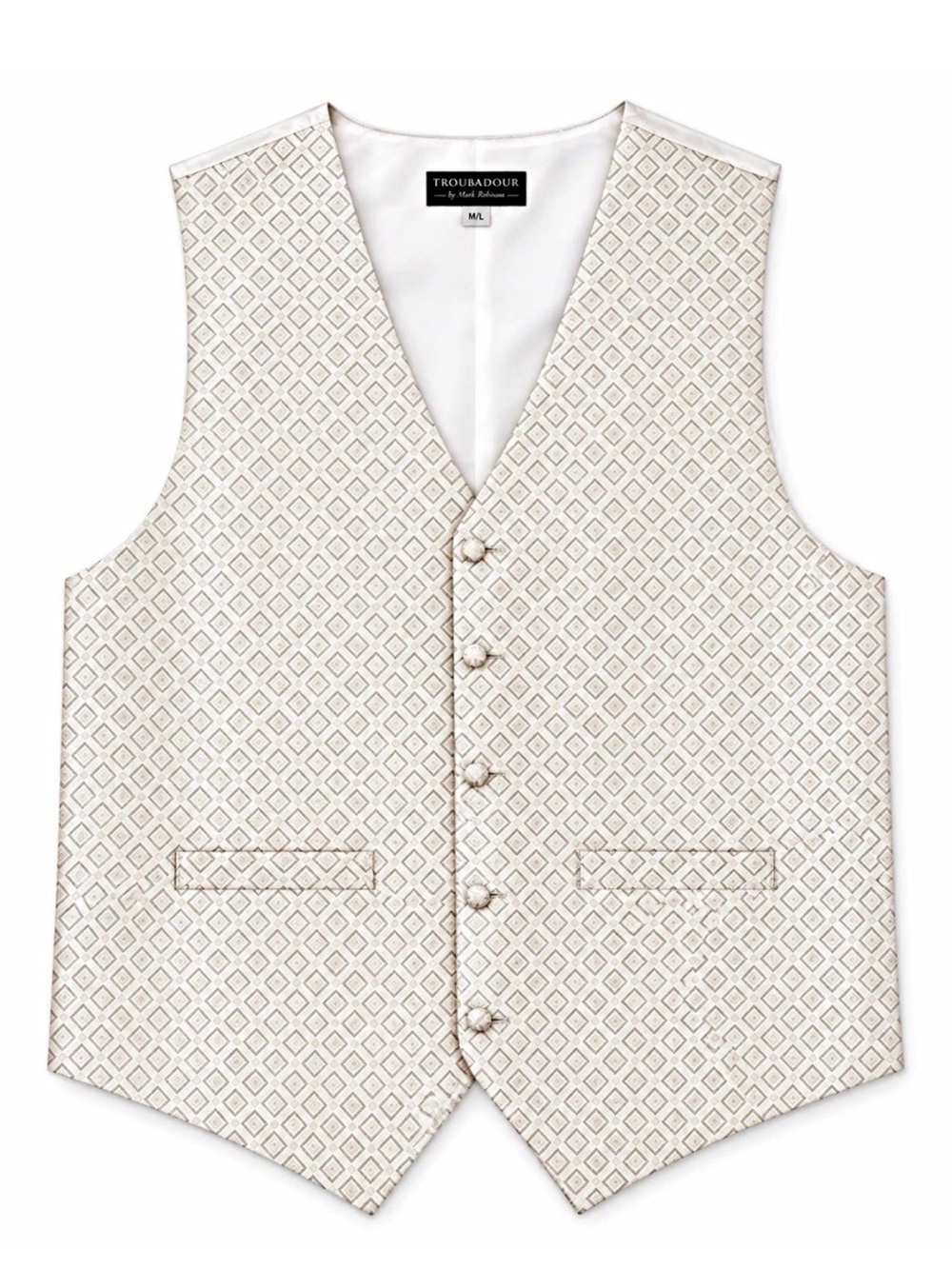 Troubadour by Molly Rodgers Patterned Vest – Size XL